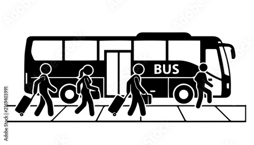 bus stop & public place