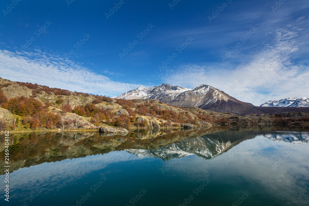 Naklejka premium Autumn in mountains