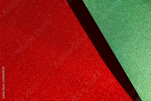  holiday, advertising banner.Christmas sale glitter texture. Sparkling Red and Green Christmas Background with Diagonal Divide for Christmas advertising,product displays,festive cards,invitations 
