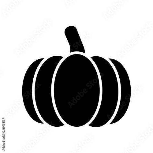 Pumpkin Halloween Symbol Icon Vector Design Illustration EPS 10