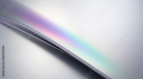Iridescent Rainbow Foil Texture with Colorful Gradient Surface