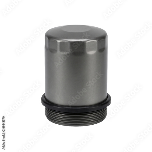 Metallic Industrial Spin On Oil Filter Cartridge Component