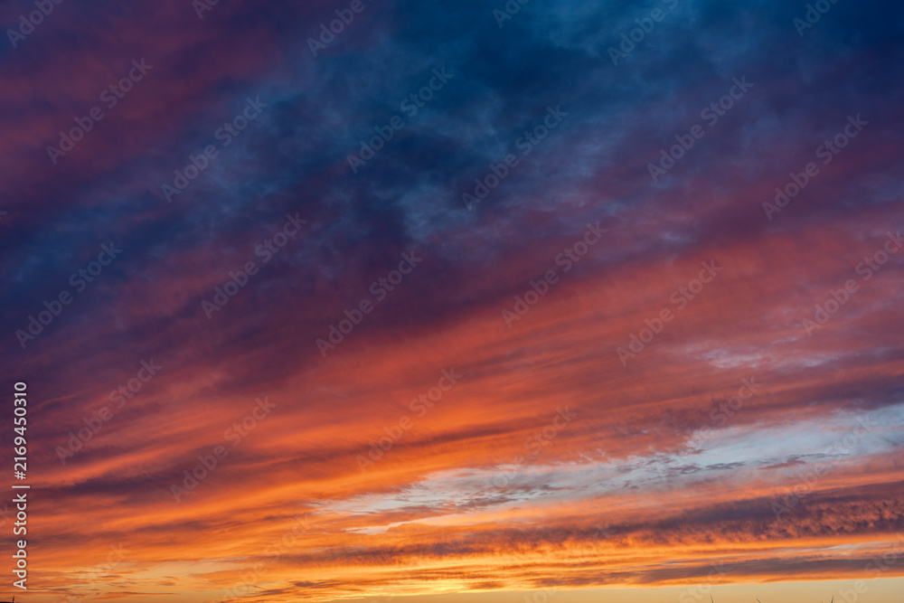 Fototapeta premium Dramatic sunset