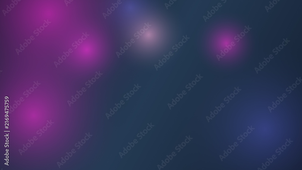 Fototapeta premium Soft Pink and Blue Bokeh Lights on Dark Background