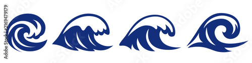 Obraz na płótnie Wave Icon. Ocean wave vector icon