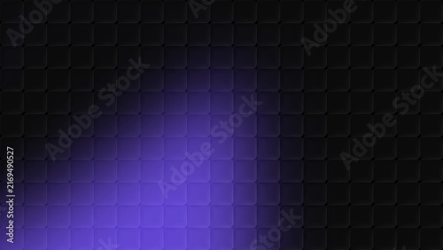 Obraz na płótnie Gradient cubic glass pattern background in dark purple and black