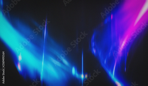 Konstfotografi Abstract Blue Light Wave Background with Flowing Lines and Dynamic Glowing Curve