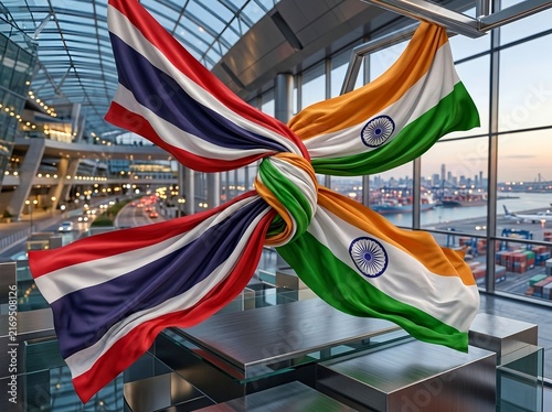 Bilateral Trade and Economic Partnership of Thailand and India. International trade, economic partnership, investment, supply chains, digital transformation, regional connectivity and growing business