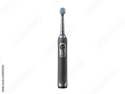 Electric Toothbrush with Blue Bristles