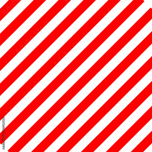 Bold red diagonal stripe pattern on white, geometric seamless background, modern vector texture design