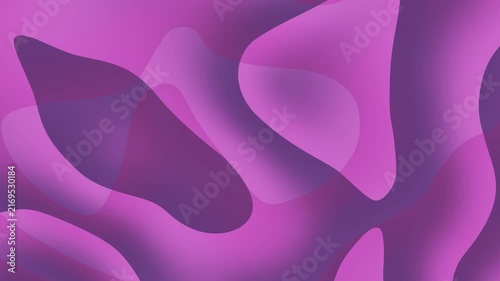 Abstract vibrant pink and purple fluid liquid background with wavy organic overlapping shapes, modern smooth gradient digital graphic