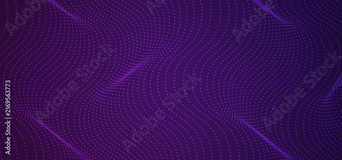 Tech purple background. Abstract technology bg. Minimal futuristic gradient. Modern light. Line geometry. Innovation and cyber security presentation backdrop. Data concept. Vector illustration