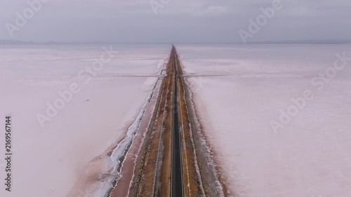 Aerial view of the Road to Heaven, Dholavira, stretching across the White Rann of Kutch, India, Stunning desert landscape with endless salt flats and a serene sky, Road to heaven, Rann of Kutch 2026