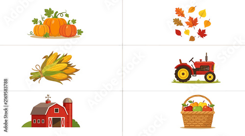 Autumn Harvest Collection Icons