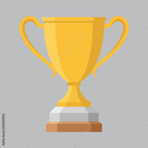 Premium Generic Championship Trophy Sports Award Vector Art And Illustration