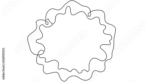 Abstract wavy line art on white background.