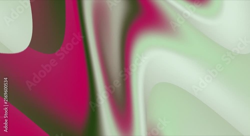 Fluid Abstract Background with Smooth Wavy Gradient Shapes