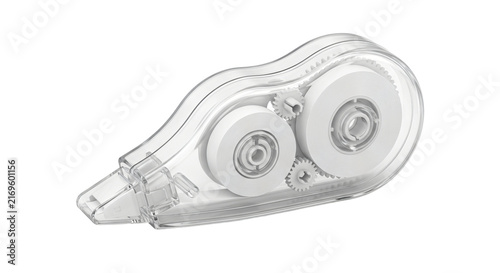 Принти на полотні Clear plastic correction tape dispenser with internal gears