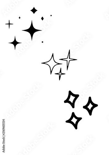 Sparkle and Twinkle Star Shapes