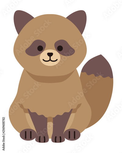 たぬきのイラスト