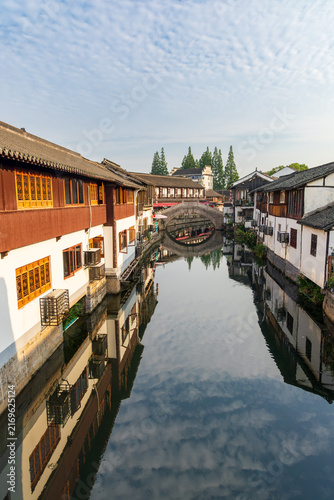 The ancient town of Zhujiajiao in Shanghai