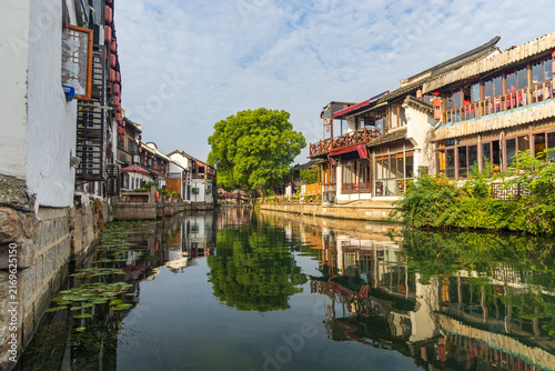 The ancient town of Zhujiajiao in Shanghai
