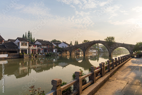 The ancient town of Zhujiajiao in Shanghai