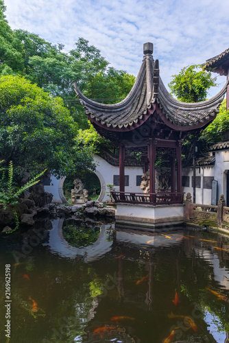Shanghai Zhujiajiao Ancient Town Scenery—Hexin Garden