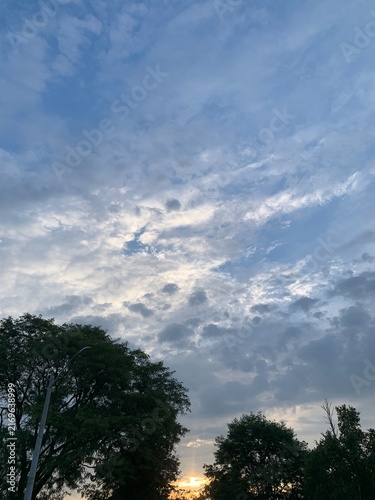 Photography Morning clouds after a rain in Ontario Canada