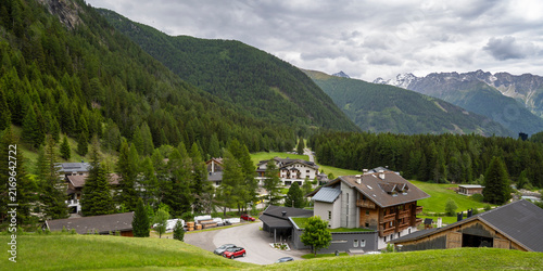 Blick auf den Weiler Spöttling- Tauer in Osttirol