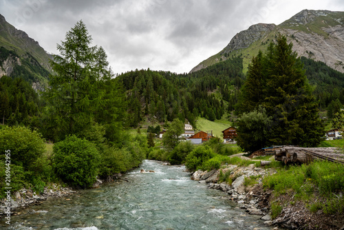 Der Kalserbach bei Spöttling- Tauer in der Gemeinde Kals am Großglockner in Osttirol 2
