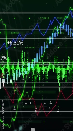Stock market data processing against financial data processing