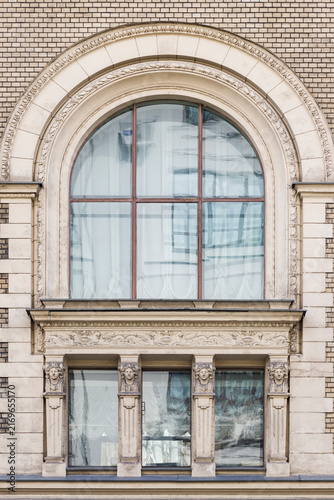window in the old building