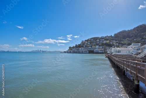 Sausalito Boardwalk at San Francisco, USA
