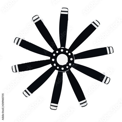 aircraft propeller assembly.