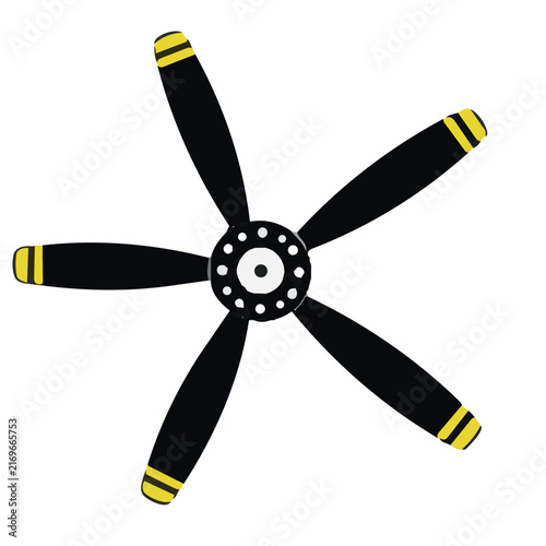 aircraft propeller assembly.