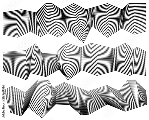 Geometric Contour Wave Elements