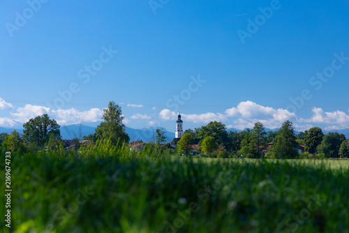 фотографія Kirche Unterhausen bei Weilheim in Oberbayern