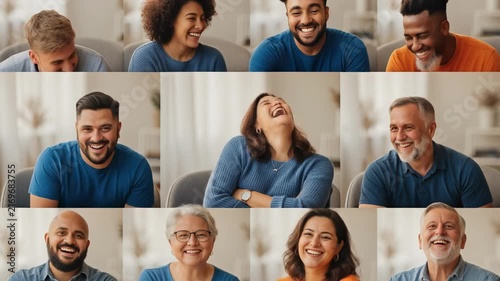 Joyful diverse friends sharing laughter and warm moments together in friendship and happiness