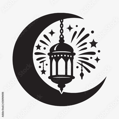 2027 Crescent Moon Lantern Icon