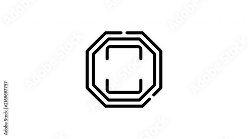 Octagonal index with the word index inside. Can be used for book covers, graphic design projects, websites, or educational materials.
