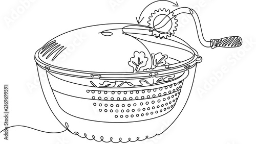 Colander with vegetables on white background.