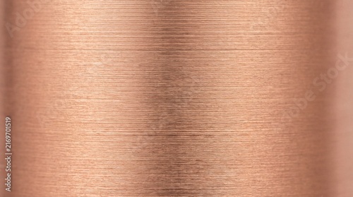 Brushed Copper Metal Texture Background Surface