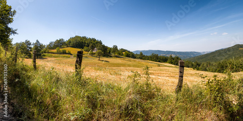 Paesaggio agricolo di montagna