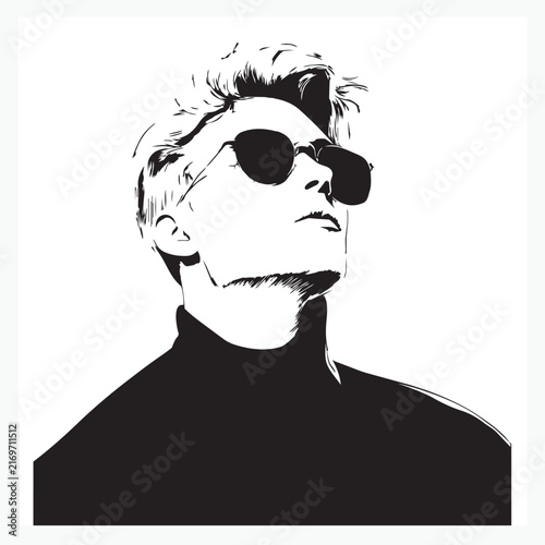 man in glasses