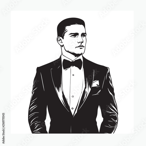 man with bow tie