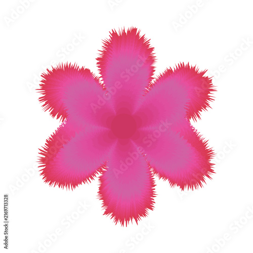 Beautiful flower sticker label promotion decorative