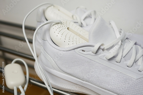 Fotografie Electric shoes dryer close up