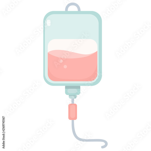 Intravenous Drip Infusion Bag Hospital Treatment Medical Therapy Healthcare Equipment Clinical Care Solution
