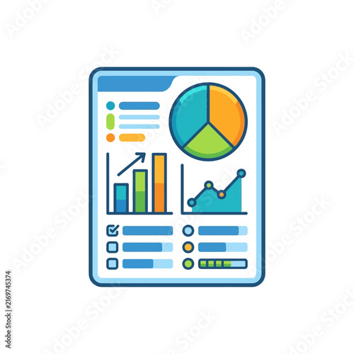 Business Dashboard Report Icon